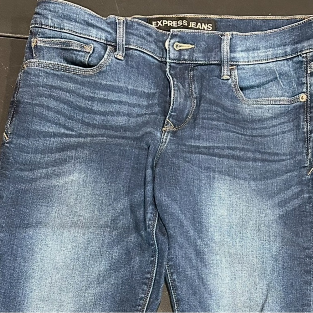 Express Dark Blue Skinny Jeans